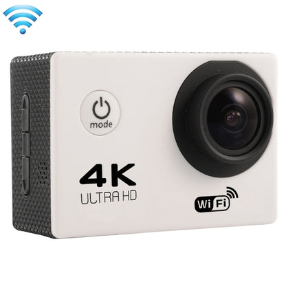 F60 2.0 inch Screen 170 Degrees Wide Angle WiFi Sport Action Camera Camcorder with Waterproof Housing Case, Support 64GB Micro SD Card(White) - DJI & GoPro Accessories by buy2fix | Online Shopping UK | buy2fix