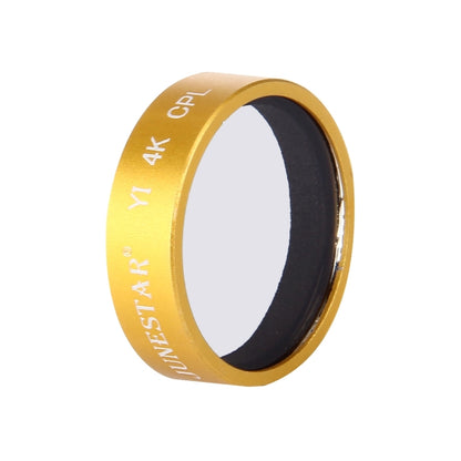 JUNESTAR for Xiaomi Xiaoyi Yi II 4K Sport Action Camera Proffesional CPL Filter(Gold) - DJI & GoPro Accessories by JSR | Online Shopping UK | buy2fix