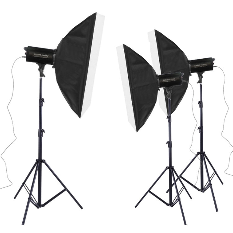 TRIOPO Oubao TTR300W 60x90cm Studio Softbox + 2.8m Tripod Mount + 3 x  Light Bulb Photography Lighting Three Piece Set - Shoe Mount Flashes by TRIOPO | Online Shopping UK | buy2fix