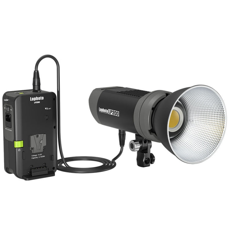 Lophoto LP-200Bi 200W Dual-Color Temperature Continuous Light LED Studio Video Fill Light(EU Plug) - Camera Accessories by TRIOPO | Online Shopping UK | buy2fix