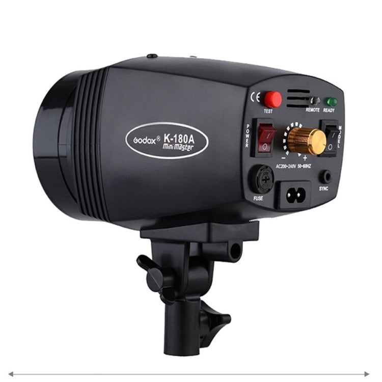 Godox K-180A Mini Master 180Ws Studio Flash Light Photo Flash Speedlight(EU Plug) - Camera Accessories by Godox | Online Shopping UK | buy2fix