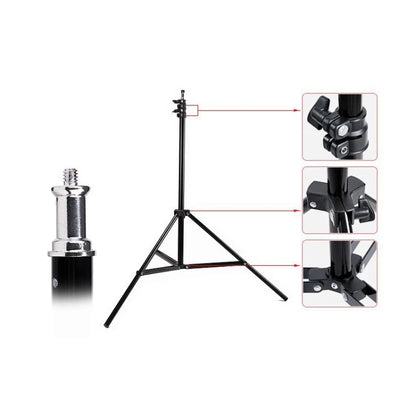 Godox SN302 1.9m Height Photography Aluminum Light Stand for Studio Flash Light (Black) - Stand Bracket by Godox | Online Shopping UK | buy2fix