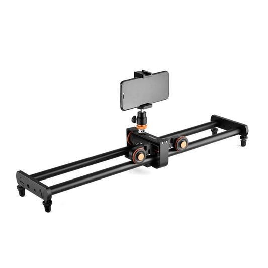 YELANGU L60E 60cm Slide Rail Track + L4 3-Wheel Video Dolly with PC142 Phone Clamp & Ballhead - Camera Slider by YELANGU | Online Shopping UK | buy2fix