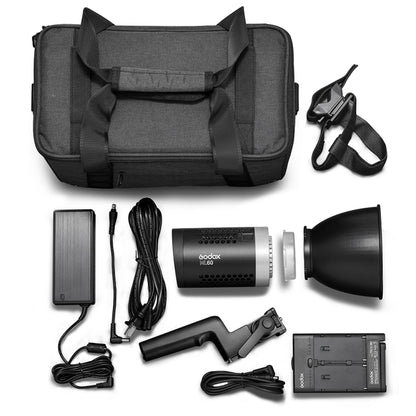 Godox ML60 60W LED Light 5600K Video Studio Flash Light(EU Plug) - Camera Accessories by Godox | Online Shopping UK | buy2fix
