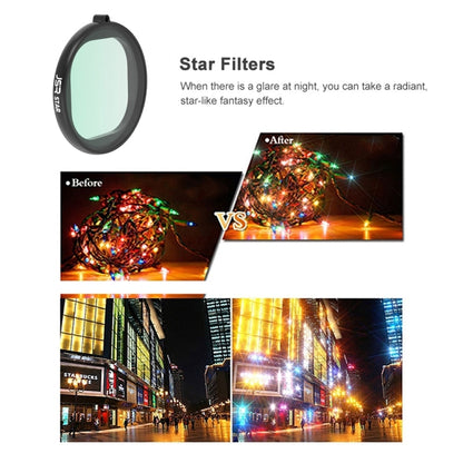 JSR Round Housing Star Effect Lens Filter for GoPro HERO8 Black - DJI & GoPro Accessories by JSR | Online Shopping UK | buy2fix