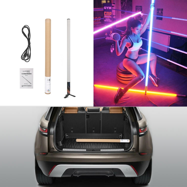 LUXCeO Mood1 85cm RGB Colorful Atmosphere Rhythm LED Stick Handheld Video Photo Fill Light with Tripod - Camera Accessories by LUXCeO | Online Shopping UK | buy2fix