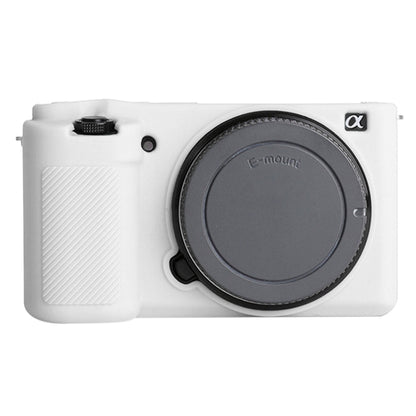 For Sony ZV-E10 Soft Silicone Protective Case (White) - Camera Accessories by buy2fix | Online Shopping UK | buy2fix