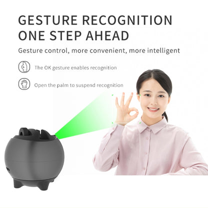 Q9 Al Gesture Recognition Two Axis Follow-up Cloud Platform(Gun Metal) - Tripod Heads by buy2fix | Online Shopping UK | buy2fix