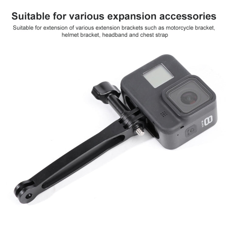 Joint Aluminum Extension Arm Grip Extenter for GoPro Hero11 Black / HERO10 Black / HERO9 Black /HERO8 / HERO7 /6 /5 /5 Session /4 Session /4 /3+ /3 /2 /1, Insta360 ONE R, DJI Osmo Action and Other Action Cameras, Length: 8.8cm - DJI & GoPro Accessories by buy2fix | Online Shopping UK | buy2fix