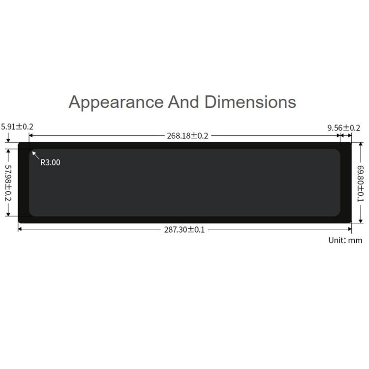 WAVESHARE 11.9 inch Capacitive Touch Display For Raspberry Pi, 320 x 1480, IPS, DSI Interface - LCD & LED Display Module by WAVESHARE | Online Shopping UK | buy2fix