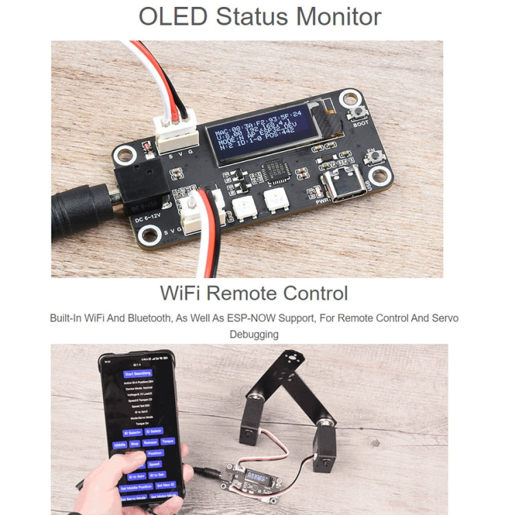 Waveshare ESP32 Servo Driver Expansion Board, Built-In WiFi and BT - Consumer Electronics by WAVESHARE | Online Shopping UK | buy2fix