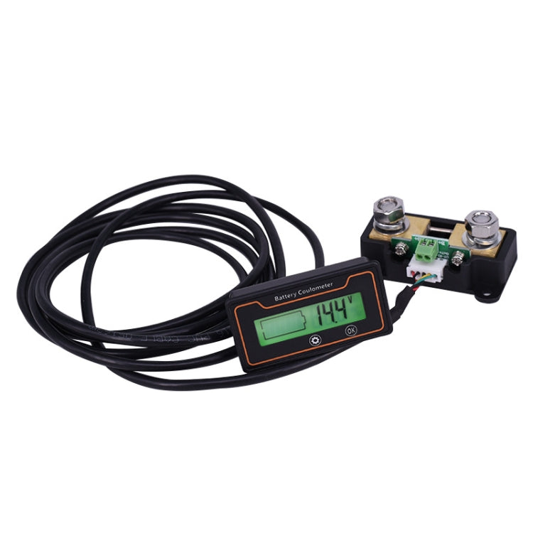 2m 50A 12V 48V Digital Display DC Current Voltmeter Lead-Acid Lithium Battery Charge Meter - Consumer Electronics by buy2fix | Online Shopping UK | buy2fix