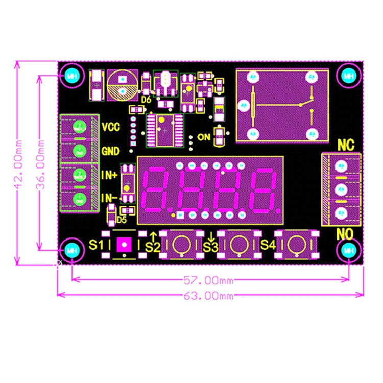 12V Time Relay Module Trigger OFF / ON Switch Cycle Timing Relay Board - Consumer Electronics by buy2fix | Online Shopping UK | buy2fix