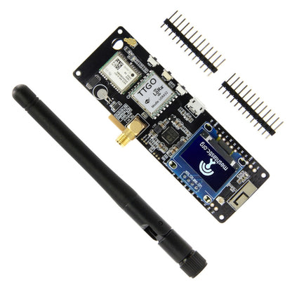 TTGO Meshtastic T-Beam V1.1 ESP32 923MHz OLED WiFi Bluetooth GPS NEO-6M SMA 18650 Battery Holder - Module by TTGO | Online Shopping UK | buy2fix