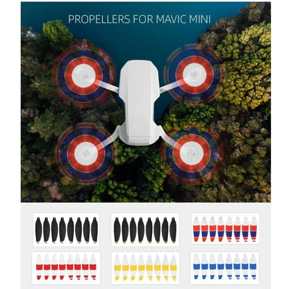 8 PCS/Set Sunnylife 4726F Low Noise Quick-release Wing Propellers for DJI Mini SE / Mini 2 / Mini 2 SE(Gold) - DIY Propeller by Sunnylife | Online Shopping UK | buy2fix