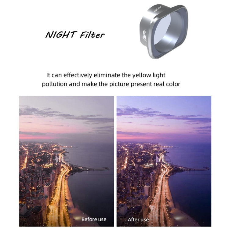 JSR NIGHT Light Pollution Reduction Lens Filter for DJI FPV, Aluminum Alloy Frame - DJI & GoPro Accessories by JSR | Online Shopping UK | buy2fix