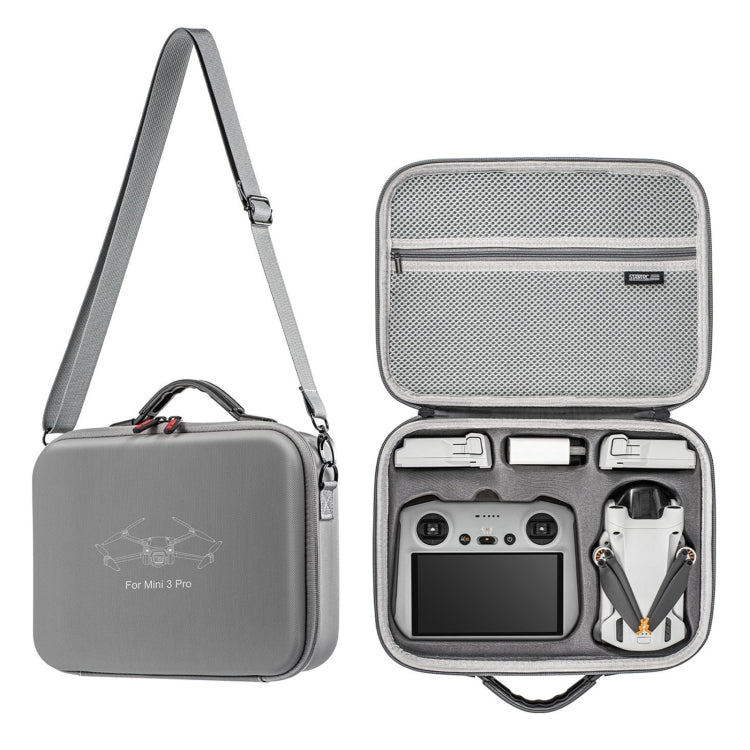 For DJI Mini 3 Pro / RC with Screen STARTRC Waterproof Shoulder Storage Bag Handbag(Grey) - DJI & GoPro Accessories by STARTRC | Online Shopping UK | buy2fix