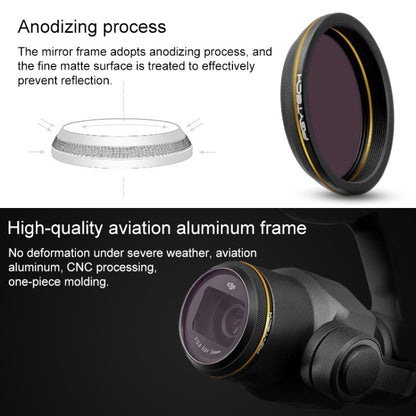 PGYTECH X4S-HD ND4 Gold-edge Lens Filter for DJI Inspire 2 / X4S Gimbal Camera Drone Accessories - DJI & GoPro Accessories by PGYTECH | Online Shopping UK | buy2fix