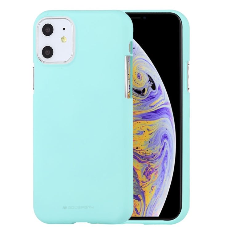 GOOSPERY SOFE FEELING TPU Shockproof and Scratch Case for iPhone 11(Mint Green) - iPhone 11 Cases by GOOSPERY | Online Shopping UK | buy2fix