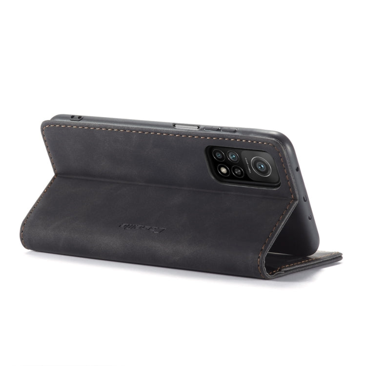 For Xiaomi Mi 10T 5G / 10T Pro 5G CaseMe-013 Multifunctional Retro Frosted Horizontal Flip Leather Case with Card Slot & Holder & Wallet(Black) - Xiaomi Cases by CaseMe | Online Shopping UK | buy2fix