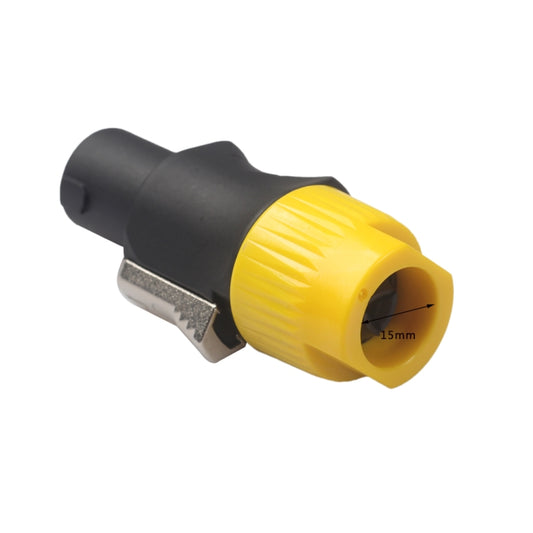 NL4FC 2221 4 Pin Plug Male Speaker Audio Connector(Yellow) - Consumer Electronics by buy2fix | Online Shopping UK | buy2fix