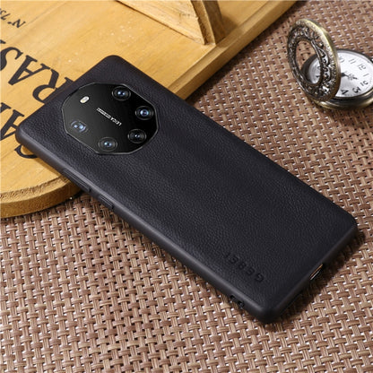 For Huawei Mate 40 RS GEBEI Full-coverage Shockproof Leather Protective Case(Black) - Huawei Cases by GEBEI | Online Shopping UK | buy2fix