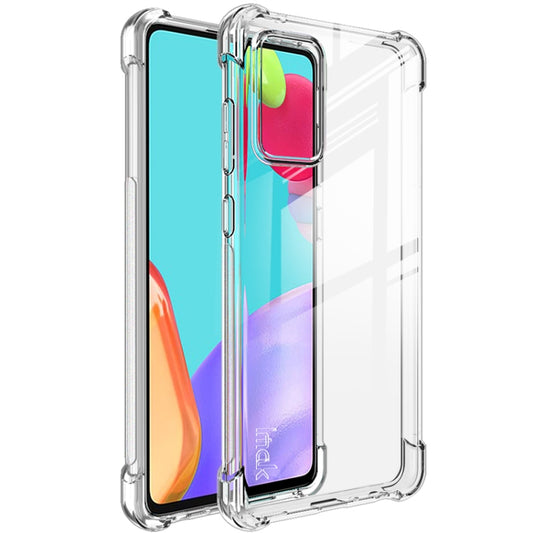 For Samsung Galaxy A72 5G / 4G IMAK All-inclusive Shockproof Airbag TPU Case with Screen Protector(Transparent) - Galaxy Phone Cases by imak | Online Shopping UK | buy2fix