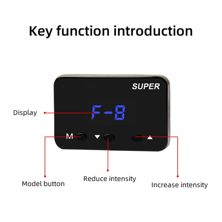 For LDV V80 2017- Car Potent Booster Electronic Throttle Controller - In Car by buy2fix | Online Shopping UK | buy2fix