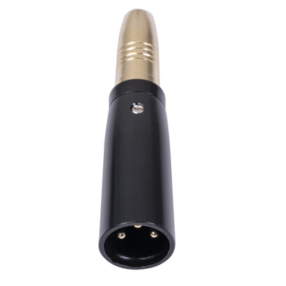 2 PCS LZ1164G Gilded 6.35mm Female to XRL Male Audio Adapter Microphone Stereo Speaker Connector - Consumer Electronics by buy2fix | Online Shopping UK | buy2fix