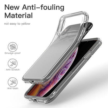 For iPhone X / XS Shockproof Transparent TPU Airbag Protective Case - Apple Accessories by buy2fix | Online Shopping UK | buy2fix