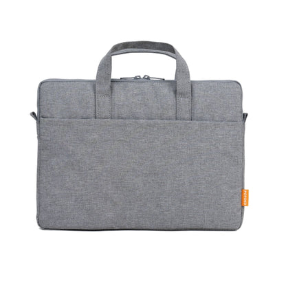 POFOKO A530 Series Portable Laptop Bag with Small Bag & Removable Strap, Size:14-15.4 inch(Light Gray) - 15 inch by POFOKO | Online Shopping UK | buy2fix
