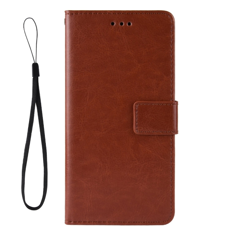 For vivo Y72 5G / iQOO Z3 Crazy Horse Texture Horizontal Flip Leather Case with Holder & Card Slots & Lanyard(Brown) - OPPO Cases by buy2fix | Online Shopping UK | buy2fix