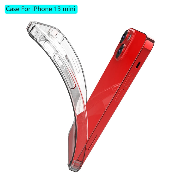 For iPhone 13 mini Shockproof Transparent TPU Protective Case (Transparent) - iPhone 13 mini Cases by buy2fix | Online Shopping UK | buy2fix