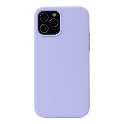 For iPhone 13 mini Solid Color Liquid Silicone Shockproof Protective Case (Light Purple) - iPhone 13 mini Cases by buy2fix | Online Shopping UK | buy2fix