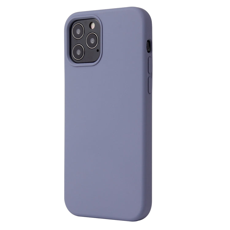 For iPhone 13 Pro Solid Color Liquid Silicone Shockproof Protective Case (Lavender Grey) - iPhone 13 Pro Cases by buy2fix | Online Shopping UK | buy2fix