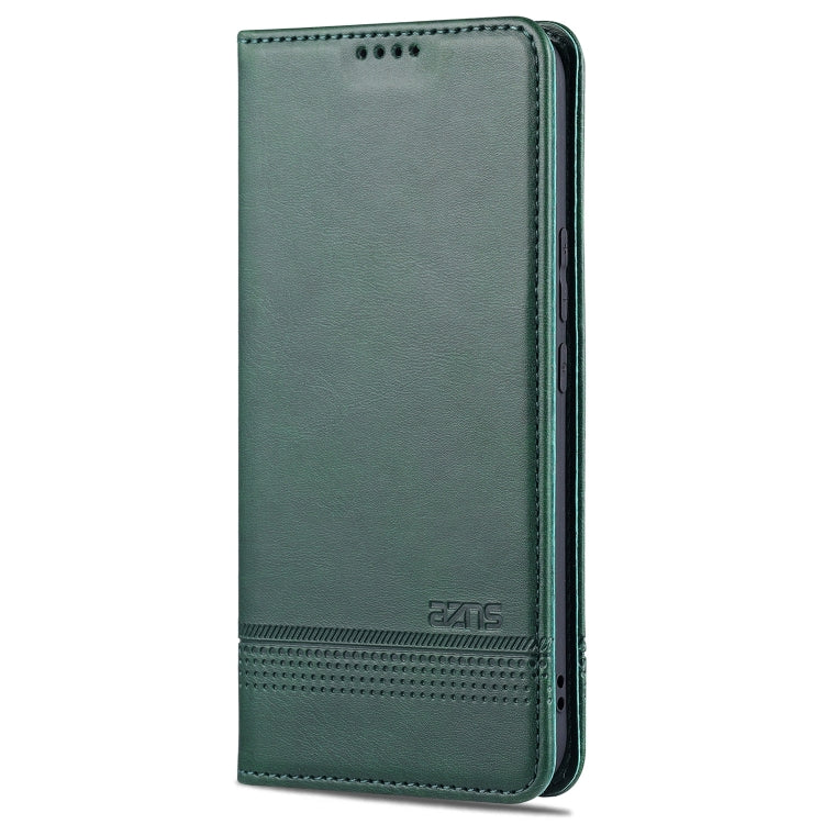 For Honor 50 AZNS Magnetic Calf Texture Horizontal Flip Leather Case with Card Slots & Holder & Wallet(Dark Green) - Honor Cases by AZNS | Online Shopping UK | buy2fix