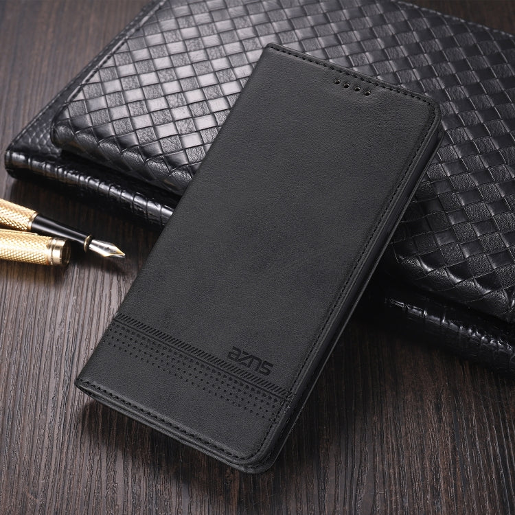 For Honor 50 AZNS Magnetic Calf Texture Horizontal Flip Leather Case with Card Slots & Holder & Wallet(Black) - Honor Cases by AZNS | Online Shopping UK | buy2fix