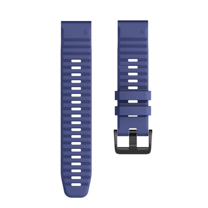 For Garmin Fenix 7X / 6X 26mm Smart Watch Quick Release Silicon Watch Band(Dark Blue) - Watch Bands by buy2fix | Online Shopping UK | buy2fix