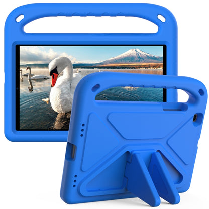 For Samsung Galaxy Tab A 8.0 2019 SM-T290 / SM-T295 Handle Portable EVA Shockproof Anti Falling Protective Case with Triangle Holder(Blue) - Other Galaxy Tab PC by buy2fix | Online Shopping UK | buy2fix