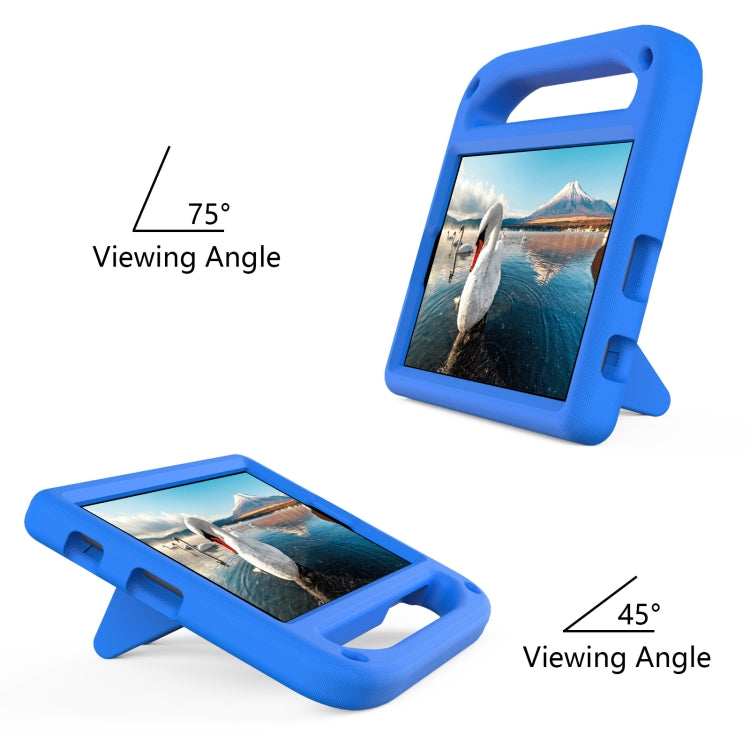 For Samsung Galaxy Tab A7 Lite 8.7 SM-T220 / SM-T225 Handle Portable EVA Shockproof Anti Falling Protective Case with Triangle Holder(Blue) - Tab A7 Lite T220 / T225 by buy2fix | Online Shopping UK | buy2fix