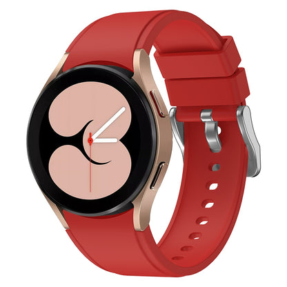 For Samsung Galaxy Watch4 Classic 46mm Silicone Watch Band(Red) - Smart Wear by buy2fix | Online Shopping UK | buy2fix