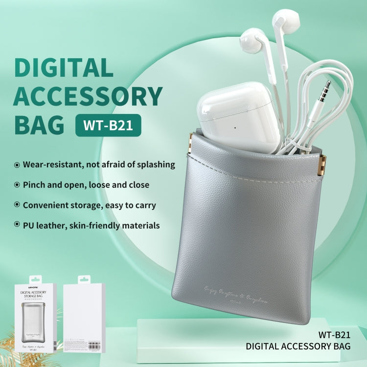WK WT-B21 Digital Accessory PU Storage Bag - Digital Storage Bag by WK | Online Shopping UK | buy2fix