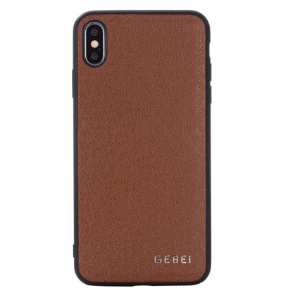 For iPhone 11 Pro GEBEI Full-coverage Shockproof Leather Protective Case(Brown) - iPhone 11 Pro Cases by GEBEI | Online Shopping UK | buy2fix