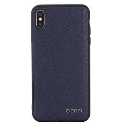 For iPhone 11 Pro Max GEBEI Full-coverage Shockproof Leather Protective Case(Blue) - iPhone 11 Pro Max Cases by GEBEI | Online Shopping UK | buy2fix