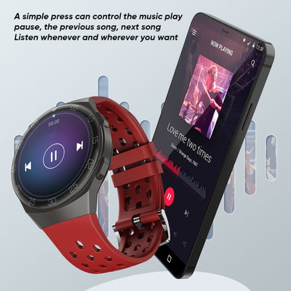 MT68 1.28 inch IPS Screen Bluetooth 5.0 IP67 Waterproof Smart Watch, Support Sleep Monitor / Multi-sports Mode / Heart Rate Monitor / Blood Pressure Monitoring(Red) - Smart Wear by buy2fix | Online Shopping UK | buy2fix