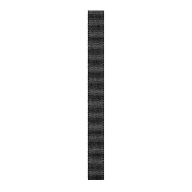 For Garmin Fenix 6 22mm Knitted Nylon Loop Watch Band(Black) - Smart Wear by buy2fix | Online Shopping UK | buy2fix