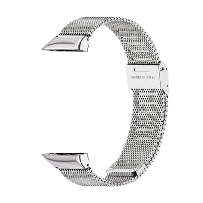 For Huawei Band 6 / Honor Band 6 MIJOBS Milan Stainless Steel Watch Band(Silver) - Smart Wear by MIJOBS | Online Shopping UK | buy2fix