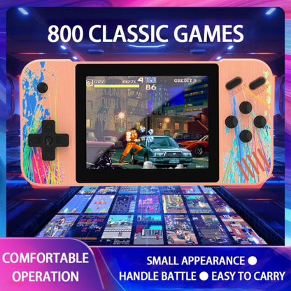 G3 Macaron 3.5 inch Screen Handheld Game Console Built-in 800 Games(Pink) - Pocket Console by buy2fix | Online Shopping UK | buy2fix