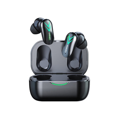 Lenovo XT82 Bluetooth 5.1 Mirror Display Gaming Wireless Bluetooth Earphone(Black) - Bluetooth Earphone by Lenovo | Online Shopping UK | buy2fix