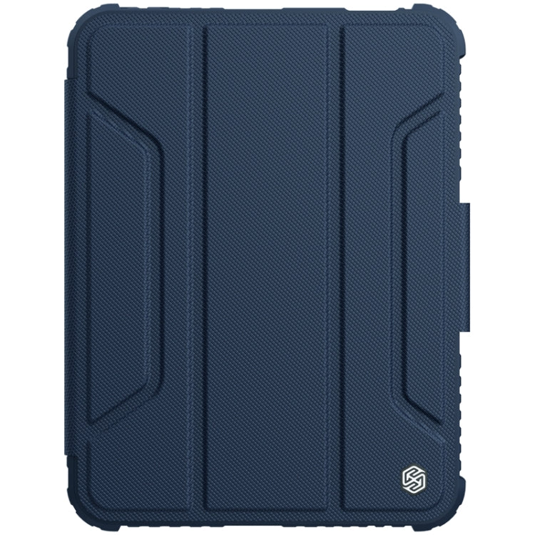 For iPad mini 6 / mini 2024 NILLKIN Bumper Pro Horizontal Flip Tablet Case with Pen Slot & Holder & Sleep / Wake-up Function(Blue) - iPad mini 6 Cases by NILLKIN | Online Shopping UK | buy2fix